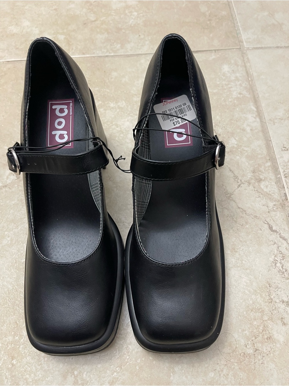Brand new Black Mary Jane Block Heel Pumps - Picture 3 of 6